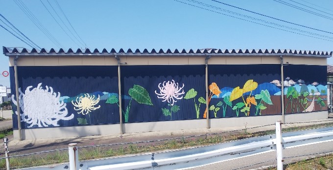 ふくの里 壁画