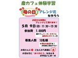 母の日アレンジ花作り体験教室の募集案内